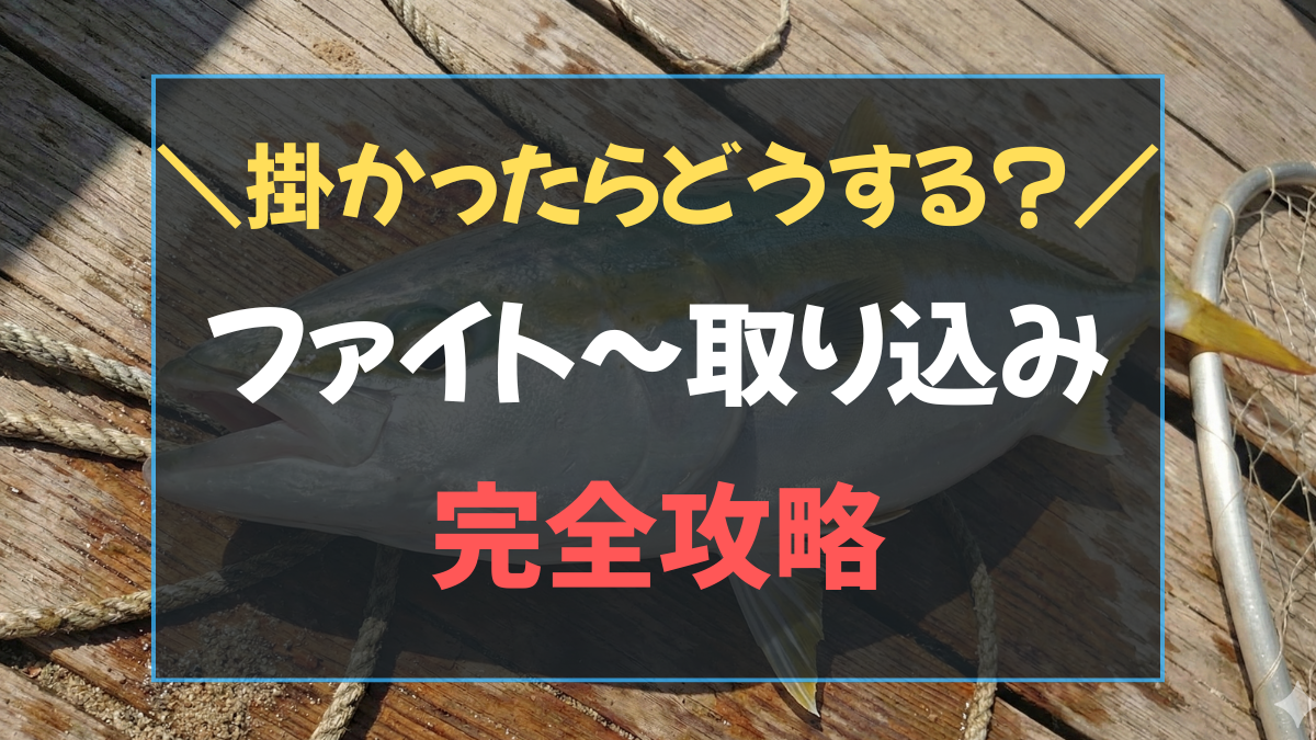 ジギングで魚が掛かったらどうする？ファイトからランディングまでの完全攻略マニュアルのアイキャッチ画像