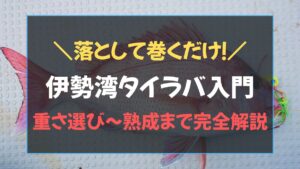 伊勢湾で釣れた美しいマダイとタイラバヘッドのアイキャッチ画像