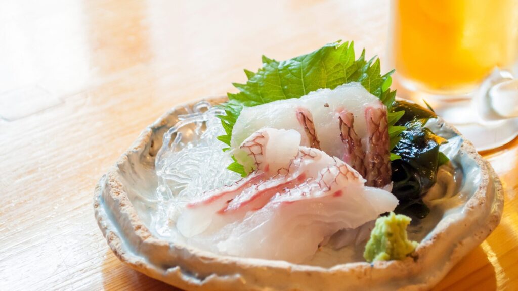 マダイの松皮造りの画像