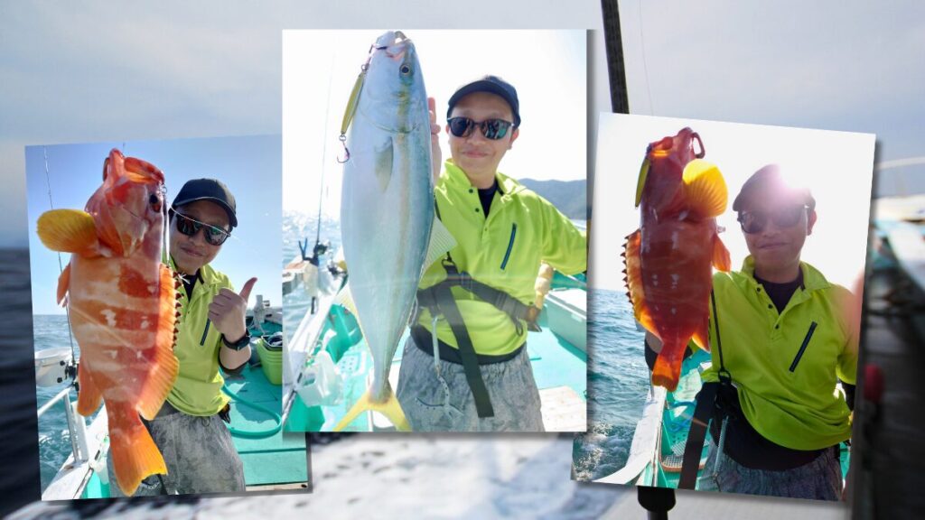 SLJでの釣果の写真